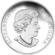 Canada 25 Dollars Dragon Boat Festival 2017 Proof ELIZABETH II D ∙ G ∙ REGINA coin obverse Canada 25 Dollars Dragon Boat Festival 2017 Proof ELIZABETH II D ∙ G ∙ REGINA coin obverse