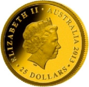 Australia 25 Dollars FIFA World cup - Brazil 2013 P Proof KM# 1933 ELIZABETH II AUSTRALIA 2013 25 DOLLARS coin obverse Australia 25 Dollars FIFA World cup - Brazil 2013 P Proof KM# 1933 ELIZABETH II AUSTRALIA 2013 25 DOLLARS coin obverse