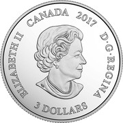 Canada 3 Dollars Canada Zodiac Series. Taurus with Swarovski Crystal 2017 ELIZABETH II CANADA 2017 D G REGINA 3 DOLLARS SB coin obverse Canada 3 Dollars Canada Zodiac Series. Taurus with Swarovski Crystal 2017 ELIZABETH II CANADA 2017 D G REGINA 3 DOLLARS SB coin obverse