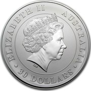 Australia 30 Dollars Australian Koala 2013 KM# 1981 ELIZABETH II AUSTRALIA 30 DOLLARS IRB coin obverse Australia 30 Dollars Australian Koala 2013 KM# 1981 ELIZABETH II AUSTRALIA 30 DOLLARS IRB coin obverse