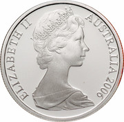 Australia 5 Cents Echidna 2006 KM# 64a ELIZABETH II AUSTRALIA 2006 coin obverse Australia 5 Cents Echidna 2006 KM# 64a ELIZABETH II AUSTRALIA 2006 coin obverse