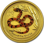Australia 5 Dollars Year of the Snake 2013 KM# 2088 YEAR OF THE SNAKE P coin reverse Australia 5 Dollars Year of the Snake 2013 KM# 2088 YEAR OF THE SNAKE P coin reverse