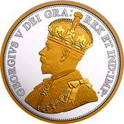 Canada 50 Cents 100th Anniversary of the 1917 Half Dollar 2017 Proof GEORGIVS V DEI GRA REX ET IND :IMP coin obverse Canada 50 Cents 100th Anniversary of the 1917 Half Dollar 2017 Proof GEORGIVS V DEI GRA REX ET IND :IMP coin obverse