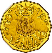 Australia 50 Cents Coat of Arms 2017 Proof KM# 404d 50 coin reverse Australia 50 Cents Coat of Arms 2017 Proof KM# 404d 50 coin reverse