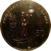 Australia 50 Cents Netball 2006 KM# 779 XVIII COMMONWEALTH GAMES 50 MELBOURNE 2006 coin reverse Australia 50 Cents Netball 2006 KM# 779 XVIII COMMONWEALTH GAMES 50 MELBOURNE 2006 coin reverse