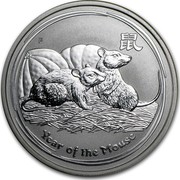 Australia 50 Cents Year of the Mouse 2008 KM# 1879 YEAR OF THE MOUSE P coin reverse Australia 50 Cents Year of the Mouse 2008 KM# 1879 YEAR OF THE MOUSE P coin reverse