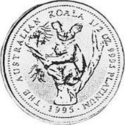 Australia 50 Dollars Koala 1995 KM# 281 THE AUSTRALIAN KOALA 1/2 OZ 9995 PLATINUM coin reverse Australia 50 Dollars Koala 1995 KM# 281 THE AUSTRALIAN KOALA 1/2 OZ 9995 PLATINUM coin reverse