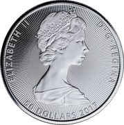 Canada 50 Dollars Niagara Falls 2017 ELIZABETH II D∙G∙REGINA 50 DOLLARS coin obverse Canada 50 Dollars Niagara Falls 2017 ELIZABETH II D∙G∙REGINA 50 DOLLARS coin obverse