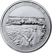 Canada 50 Dollars Niagara Falls 2017 CANADA 9999 FINE SILVER 10 OZ ARGENT PUR 9999 coin reverse Canada 50 Dollars Niagara Falls 2017 CANADA 9999 FINE SILVER 10 OZ ARGENT PUR 9999 coin reverse