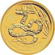 Australia 50 Dollars Year of the Snake 2013 KM# 1998 YEAR OF THE SNAKE P coin reverse Australia 50 Dollars Year of the Snake 2013 KM# 1998 YEAR OF THE SNAKE P coin reverse