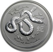 Australia 8 Dollars Year of the Snake 2013 KM# 2097 YEAR OF THE SNAKE P coin reverse Australia 8 Dollars Year of the Snake 2013 KM# 2097 YEAR OF THE SNAKE P coin reverse