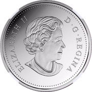 Canada Dollar 150th Anniversary of Canadian Confederation 2017 Proof ELIZABETH II D ∙ G ∙ REGINA coin obverse Canada Dollar 150th Anniversary of Canadian Confederation 2017 Proof ELIZABETH II D ∙ G ∙ REGINA coin obverse
