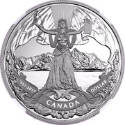 Canada Dollar 150th Anniversary of Canadian Confederation 2017 Proof 1867-2017 CANADA DOLLAR coin reverse Canada Dollar 150th Anniversary of Canadian Confederation 2017 Proof 1867-2017 CANADA DOLLAR coin reverse