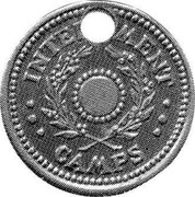 Australia Five Shillings ND(1943) KM# Tn5.3 Token coinage INTERNMENT CAMPS coin obverse Australia Five Shillings ND(1943) KM# Tn5.3 Token coinage INTERNMENT CAMPS coin obverse
