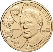 Australia One Dollar Norman Lindsay - The Magic Pudding 2007 KM# 829 NORMAN LINDSAY ONE DOLLAR THE MAGIC PUDDING coin reverse Australia One Dollar Norman Lindsay - The Magic Pudding 2007 KM# 829 NORMAN LINDSAY ONE DOLLAR THE MAGIC PUDDING coin reverse