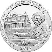 USA Quarter Dollar Frederick Douglass 2017 KM# 663 FREDERICK DOUGLASS DISTRICT OF COLUMBIA 2017 E PLURIBUS UNUM TRH PH coin reverse USA Quarter Dollar Frederick Douglass 2017 KM# 663 FREDERICK DOUGLASS DISTRICT OF COLUMBIA 2017 E PLURIBUS UNUM TRH PH coin reverse