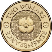 Australia Two Dollars Remembrance Day 2012 KM# 2007 TWO DOLLARS LEST WE FORGET REMEMBANCE DAY REMEMBRANCE coin reverse Australia Two Dollars Remembrance Day 2012 KM# 2007 TWO DOLLARS LEST WE FORGET REMEMBANCE DAY REMEMBRANCE coin reverse