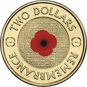Australia Two Dollars Remembrance Day (Colorized) 2012 KM# 2007A TWO DOLLARS LEST WE FORGET REMEMBRANCE DAY REMEMBRANCE coin reverse Australia Two Dollars Remembrance Day (Colorized) 2012 KM# 2007A TWO DOLLARS LEST WE FORGET REMEMBRANCE DAY REMEMBRANCE coin reverse