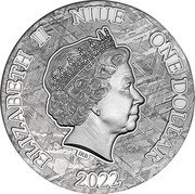 Niue One Dollar Aletai 2022  BU ELIZABETH II NIUE ONE DOLLAR IRB 2022 coin obverse
