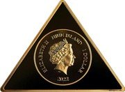 Niue 1 Dollar (Mask of Tutankhamun) ELIZABETH II NIUE ISLAND 1 DOLLAR IRB 2022 coin obverse Niue 1 Dollar (Mask of Tutankhamun) ELIZABETH II NIUE ISLAND 1 DOLLAR IRB 2022 coin obverse