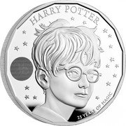 UK 10 Pounds 25th Anniversary of Harry Potter Magic 2022 Proof HARRY POTTER 25 25 YEARS OF MAGIC coin reverse UK 10 Pounds 25th Anniversary of Harry Potter Magic 2022 Proof HARRY POTTER 25 25 YEARS OF MAGIC coin reverse