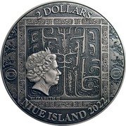 Niue 2 Dollars (Ma Chao) 2 DOLLARS IRB ELIZABETH II NIUE ISLAND 2022 coin obverse