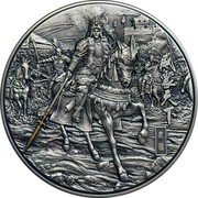 Niue 2 Dollars (Ma Chao)  coin reverse