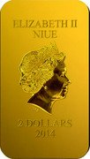 Niue 2 Dollars (Saint Spyridon) ELIZABETH II NIUE IRB 2 DOLLARS 2014 coin obverse Niue 2 Dollars (Saint Spyridon) ELIZABETH II NIUE IRB 2 DOLLARS 2014 coin obverse
