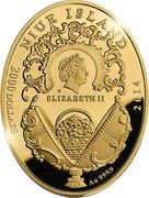 Niue 2000 Dollars Moscow Kremlin Egg 2014  Proof NIUE ISLAND ELIZABETH II 2000 DOLLARS AU 999.9 2014 coin obverse