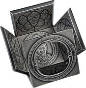 Niue 25 Dollars Saint John Paul II 2014 Antique Finish ŚWIĘTY JAN PAWEŁ II SANCTUS IOANNES PAULUS II coin reverse Niue 25 Dollars Saint John Paul II 2014 Antique Finish ŚWIĘTY JAN PAWEŁ II SANCTUS IOANNES PAULUS II coin reverse