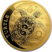 Niue 250 Dollars (Hawksbill Turtle) TURTLE 1 OZ 999.9 FINE GOLD coin reverse Niue 250 Dollars (Hawksbill Turtle) TURTLE 1 OZ 999.9 FINE GOLD coin reverse
