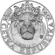 Niue 400 Dollars Czech Lion 2022 CM Proof 5000G AG 999 ČESKÁ REPUBLIKA coin reverse Niue 400 Dollars Czech Lion 2022 CM Proof 5000G AG 999 ČESKÁ REPUBLIKA coin reverse