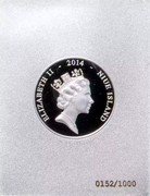 Niue 5 Dollars Louvre Mona Lisa 2014  Proof ELIZABETH II 2014 NIUE ISLAND RDM 5 DOLLARS XXXX/ 1000 coin obverse Niue 5 Dollars Louvre Mona Lisa 2014  Proof ELIZABETH II 2014 NIUE ISLAND RDM 5 DOLLARS XXXX/ 1000 coin obverse