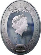 Niue 5 Dollars Nicholas II 2014  Proof 2014 IRB ELIZABETH II NIUE 5 DOLLARS coin obverse Niue 5 Dollars Nicholas II 2014  Proof 2014 IRB ELIZABETH II NIUE 5 DOLLARS coin obverse