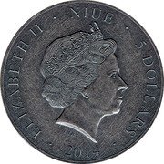 Niue 5 Dollars (Plaque with God The Father) ELIZABETH II NIUE 5 DOLLARS 2014 IRB coin obverse Niue 5 Dollars (Plaque with God The Father) ELIZABETH II NIUE 5 DOLLARS 2014 IRB coin obverse
