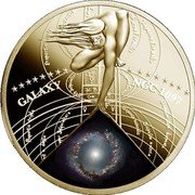 Niue 50 Cents (Galaxy NGC 1097) GALAXY NGC 1097 coin reverse Niue 50 Cents (Galaxy NGC 1097) GALAXY NGC 1097 coin reverse