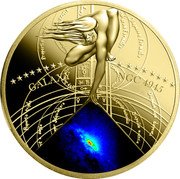 Niue 50 Cents Galaxy NGC 4945 2015 mw Proof GALAXY NGC 4945 coin reverse Niue 50 Cents Galaxy NGC 4945 2015 mw Proof GALAXY NGC 4945 coin reverse