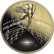 Niue 50 Cents (The Sombrero Galaxy) THE SOMBRERO GALAXY coin reverse Niue 50 Cents (The Sombrero Galaxy) THE SOMBRERO GALAXY coin reverse