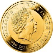 Niue 500 Dollars Canonization of John Paul II 2014 mw Proof ELIZABETH II NIUE ISLAND IRB AG 999,9 500 DOLLARS 2014 coin obverse Niue 500 Dollars Canonization of John Paul II 2014 mw Proof ELIZABETH II NIUE ISLAND IRB AG 999,9 500 DOLLARS 2014 coin obverse