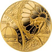 Niue 5000 Dollars Art that has Changed the World 2014 mw Proof NIUE ISLAND 5000 DOLLARS AU 999.9 2014 ELIZABETH II coin obverse Niue 5000 Dollars Art that has Changed the World 2014 mw Proof NIUE ISLAND 5000 DOLLARS AU 999.9 2014 ELIZABETH II coin obverse