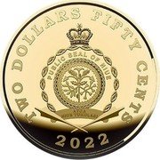 Niue Two Dollars Fifty Cents Christ Pantocrator 2022 Proof TWO DOLLARS FIFTY CENTS PUBLIC SEAL OF NIUE ATUA NIUE TUKULAGI 2022 coin obverse Niue Two Dollars Fifty Cents Christ Pantocrator 2022 Proof TWO DOLLARS FIFTY CENTS PUBLIC SEAL OF NIUE ATUA NIUE TUKULAGI 2022 coin obverse