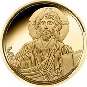 Niue Two Dollars Fifty Cents Christ Pantocrator 2022 Proof coin reverse Niue Two Dollars Fifty Cents Christ Pantocrator 2022 Proof coin reverse