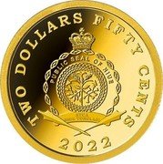 Niue Two Dollars Fifty Cents Moose 2022  Proof TWO DOLLARS FIFTY CENTS PUBLIC SEAL OF NIUE ATUA NIUE TUKULAGI 2022 coin obverse Niue Two Dollars Fifty Cents Moose 2022  Proof TWO DOLLARS FIFTY CENTS PUBLIC SEAL OF NIUE ATUA NIUE TUKULAGI 2022 coin obverse