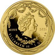 Niue 1 Dollar (Beetle Watch) NIUE 2021 MW IRB ELIZABETH II 1 DOLLAR coin obverse Niue 1 Dollar (Beetle Watch) NIUE 2021 MW IRB ELIZABETH II 1 DOLLAR coin obverse