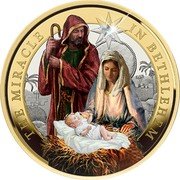 Niue One Dollar Miracle of Bethlehem 2021  Proof THE MIRACLE OF BETHLEHEM coin reverse Niue One Dollar Miracle of Bethlehem 2021  Proof THE MIRACLE OF BETHLEHEM coin reverse