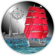 Niue One Dollar Regatta to the Future 2021  Proof N W E S AG 925 REGATTA TO THE FUTURE coin reverse Niue One Dollar Regatta to the Future 2021  Proof N W E S AG 925 REGATTA TO THE FUTURE coin reverse