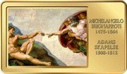 Niue 1 Dollar (The Creation of Adam) MICHELANGELO BUONARROTI 1475-1564 ADAMS SKAPELSE 1508-1512 coin reverse Niue 1 Dollar (The Creation of Adam) MICHELANGELO BUONARROTI 1475-1564 ADAMS SKAPELSE 1508-1512 coin reverse