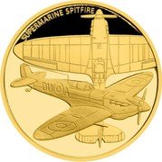 Niue 10 Dollars (Supermarine Spitfire) SUPERMARINE SPITFIRE DU A coin reverse Niue 10 Dollars (Supermarine Spitfire) SUPERMARINE SPITFIRE DU A coin reverse