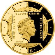 Niue 10 Dollars (The conquest of the North Pole) NIUE ISLAND ELIZABETH II 10 DOLLARS IRB 2021 CM coin obverse Niue 10 Dollars (The conquest of the North Pole) NIUE ISLAND ELIZABETH II 10 DOLLARS IRB 2021 CM coin obverse