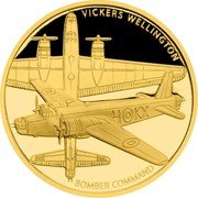 Niue 10 Dollars (Vickers Wellington) VICKERS WELLINGTON H KX BOMBER COMMAND coin reverse Niue 10 Dollars (Vickers Wellington) VICKERS WELLINGTON H KX BOMBER COMMAND coin reverse